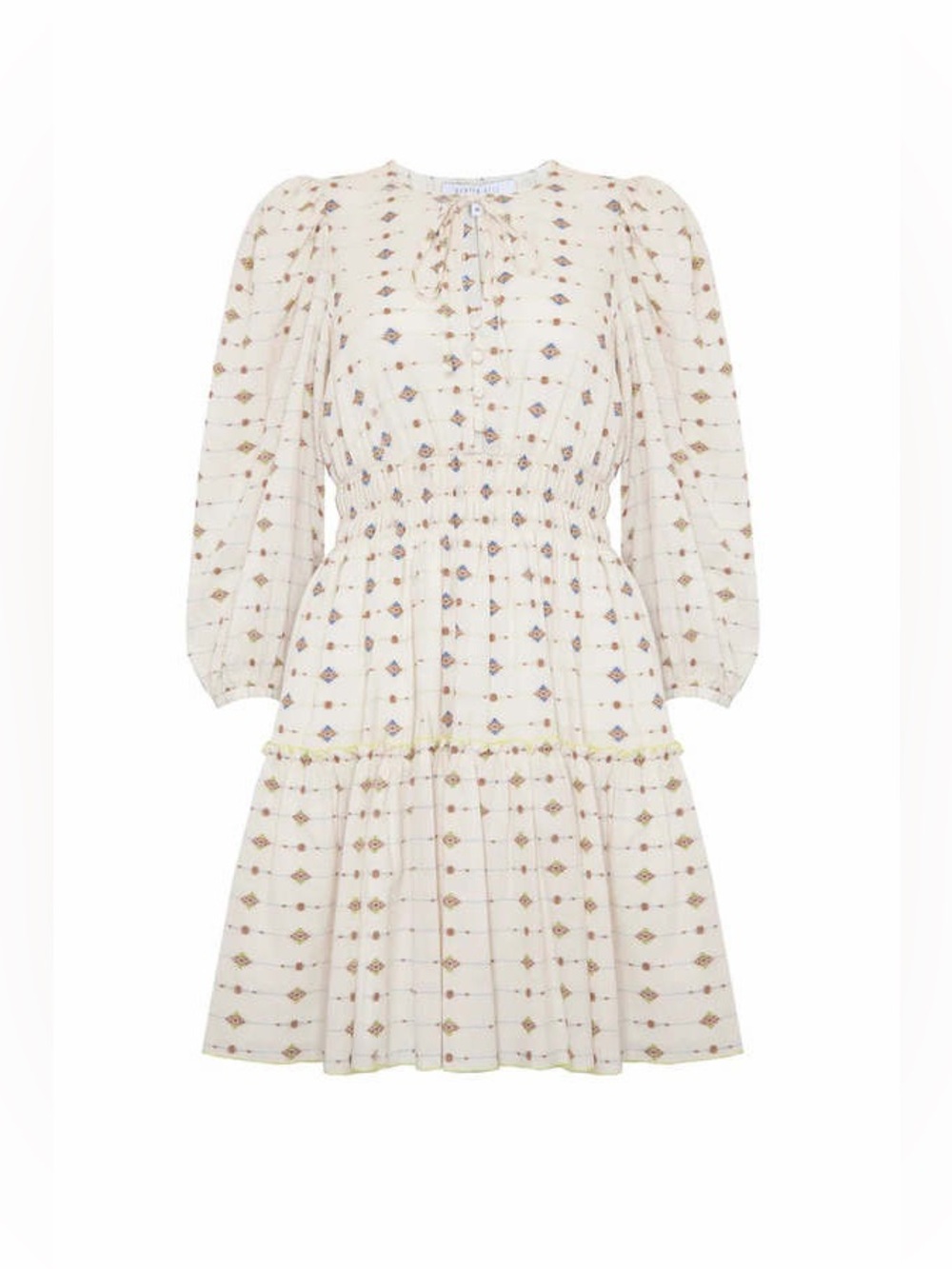 Hunter Bell Ellison Dress in Cream Medallion, Size XS - Picture 6 of 12